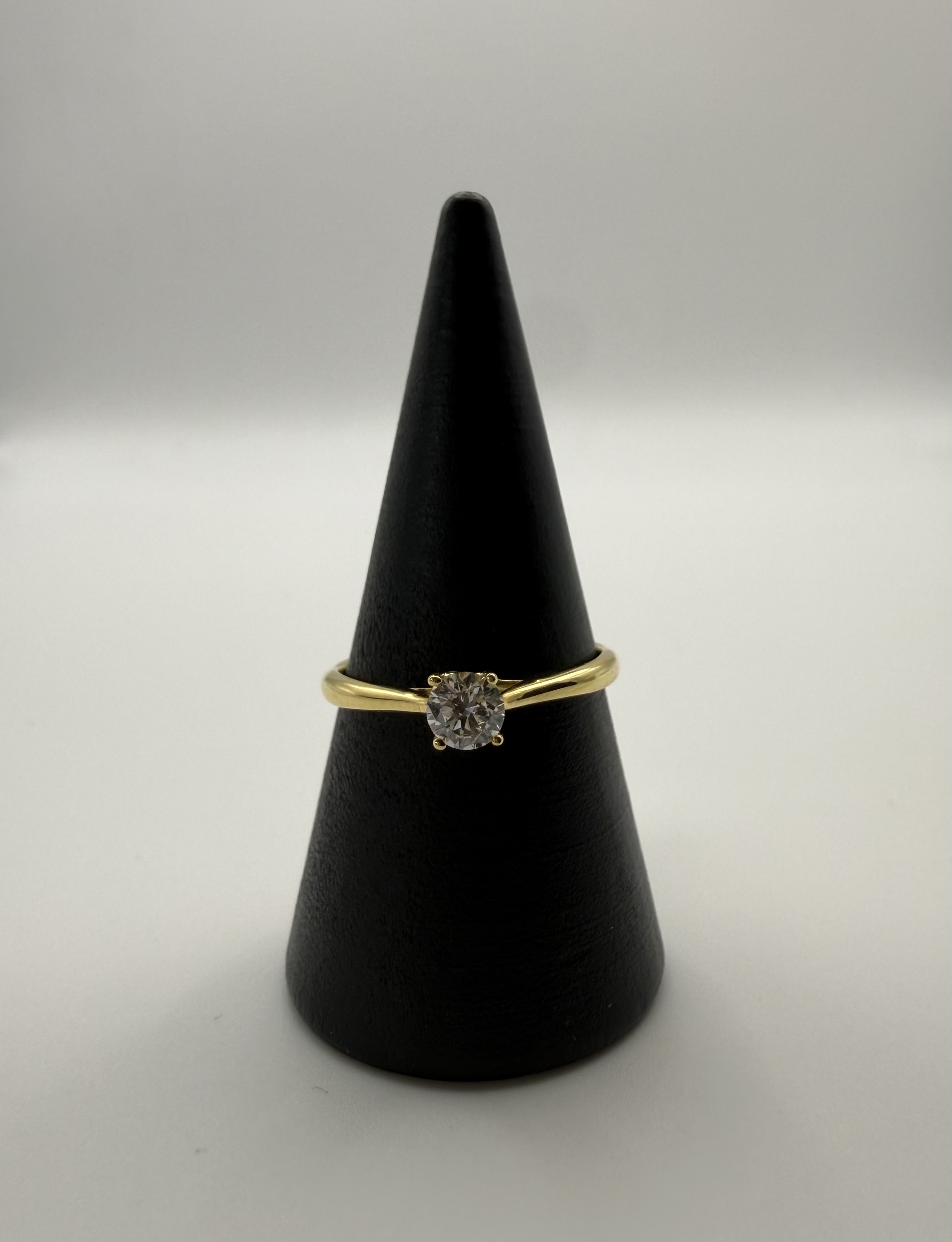 Verlobungsring in Gelbgold