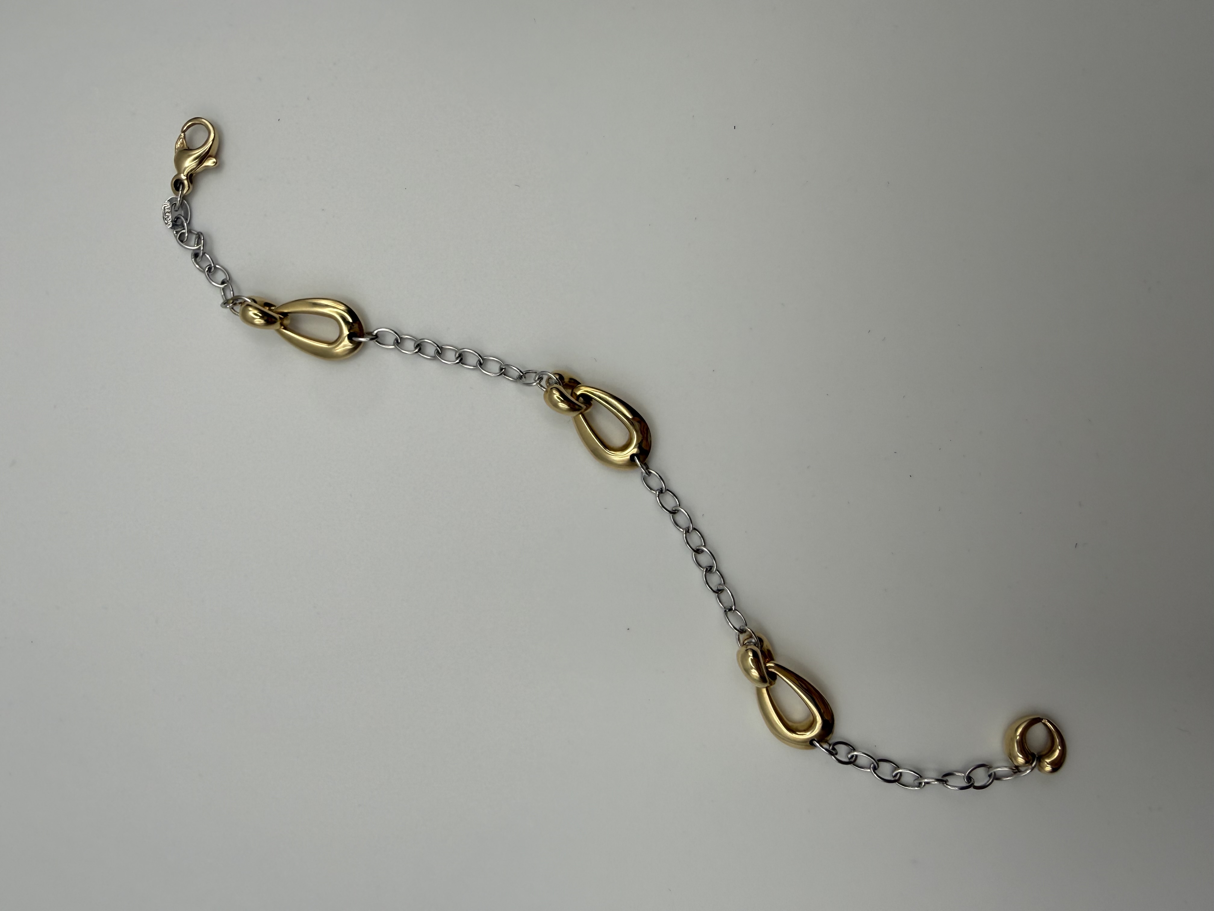 Armband Bicolor Weißgold Gelbgold 585